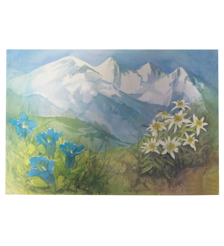 Set Papier Alpenblume
