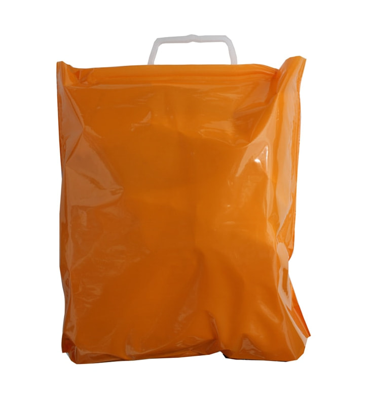 Bügeltragtasche 310x340+ 70 mm orange
