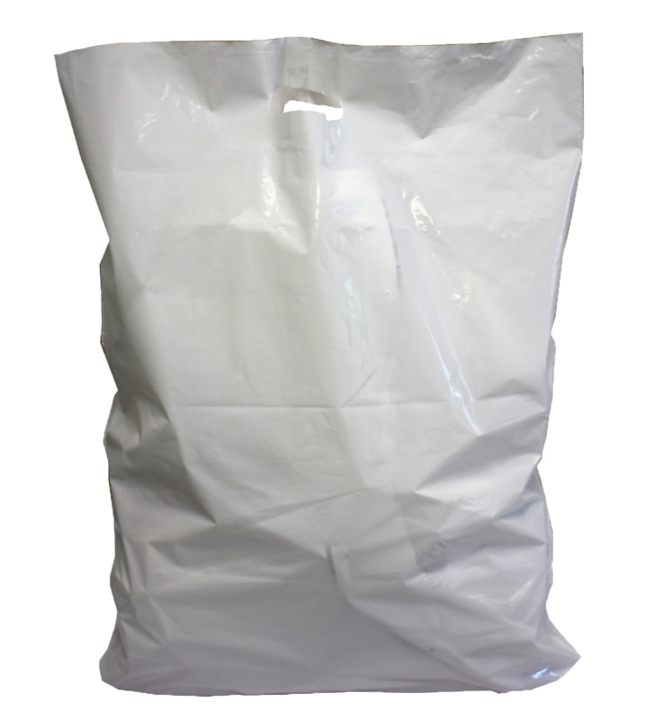 Grifflochtragtasche 500x600+80 mm weiss Grifflochtragtasche 500x600+80 mm weiss