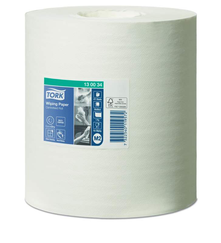 Tork Advanced 415 1-lagig, 165 m perforiert Tork Advanced 415 1-lagig, 165 m perforiert