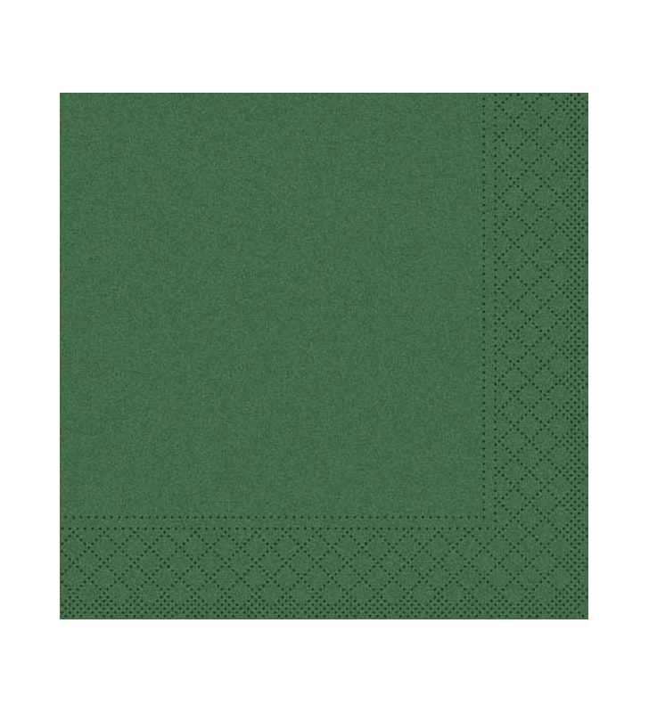 Servietten Papier 24x24 cm 1/4 grün Servietten Papier 24x24 cm 1/4 grün