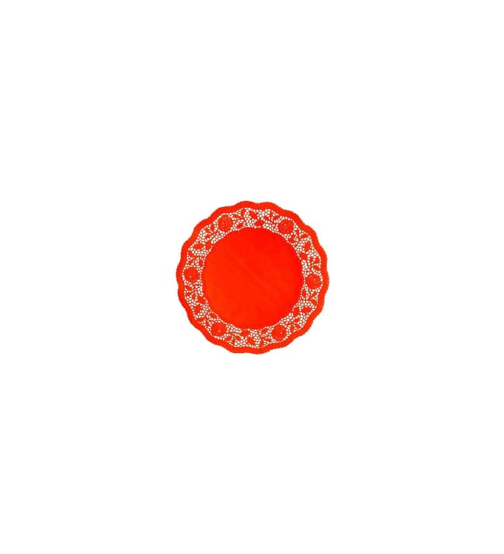 Spitzen 16 cm rot