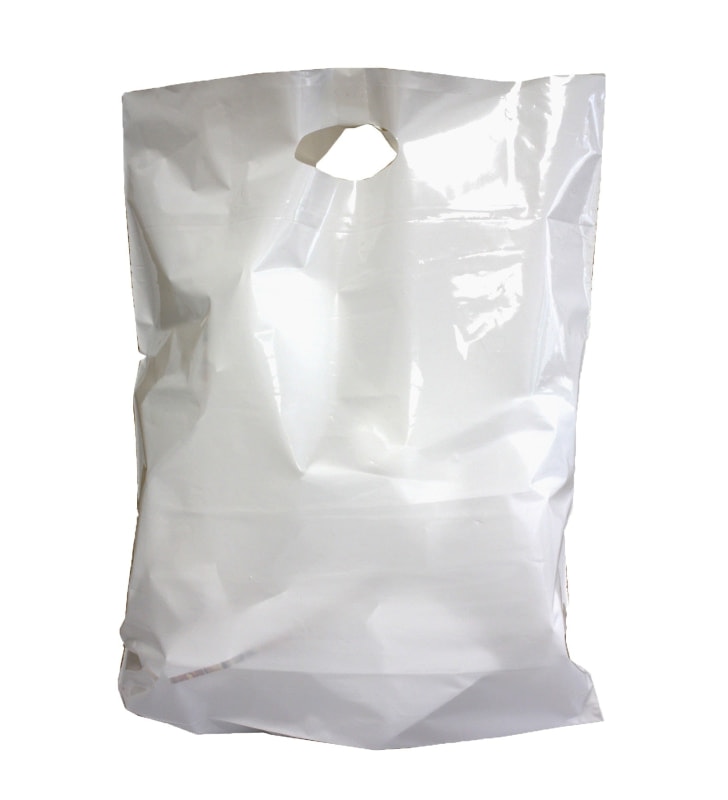 Grifflochtragtasche 350x410+80 mm weiss Grifflochtragtasche 350x410+80 mm weiss