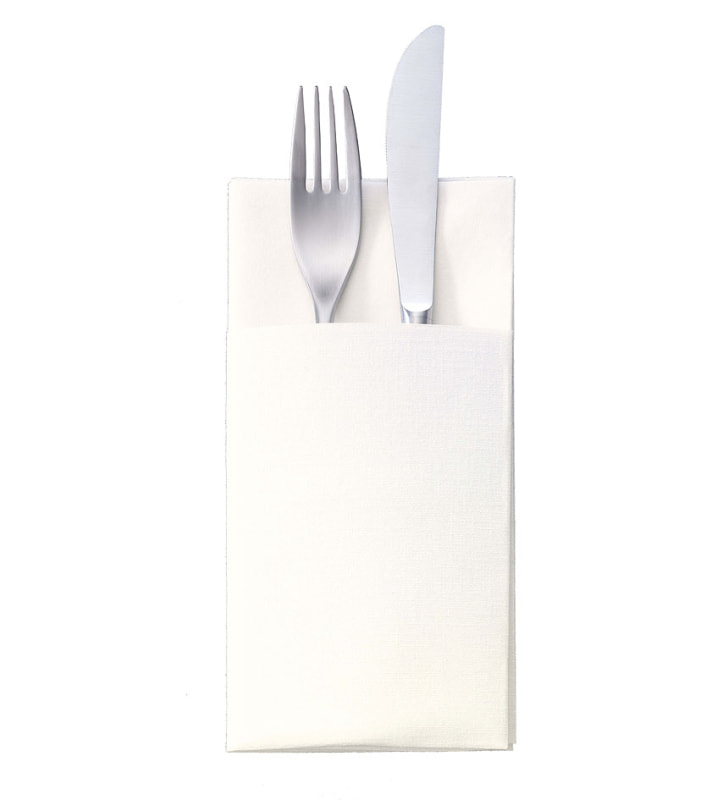 Tork Textile Feel Bestecktaschen Airlaid weiss Tork Textile Feel Bestecktaschen Airlaid weiss