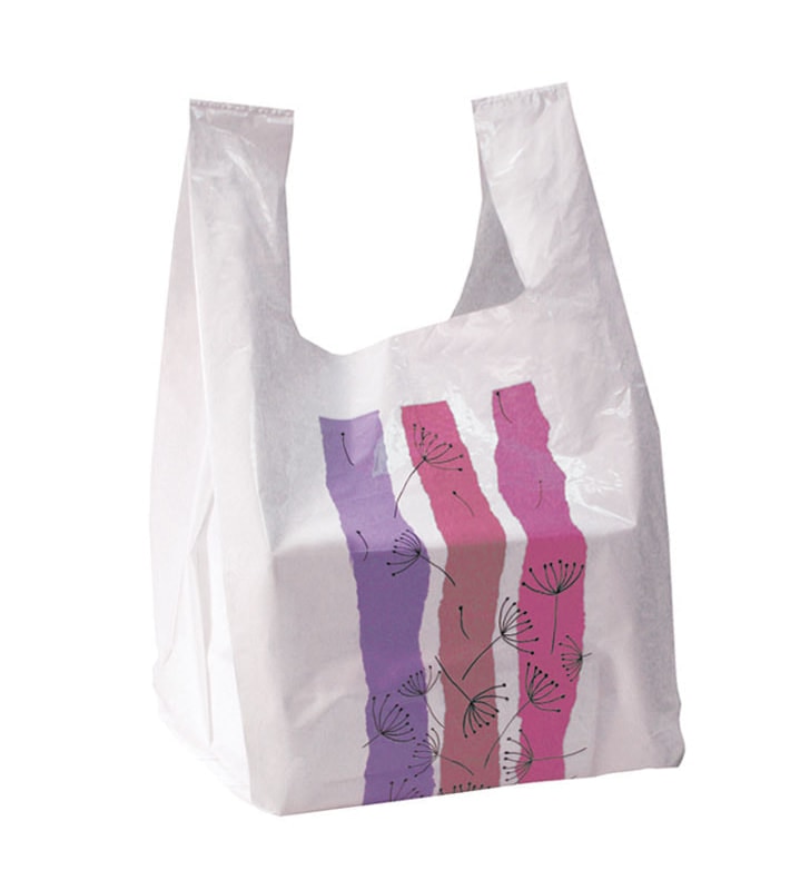 Shopper 310x310x600 mm Streifen rosa/violett Shopper 310x310x600 mm Streifen rosa/violett