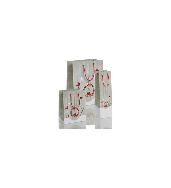 Kordeltasche Weihnacht 3er Set Winter Love-Birds 70120 76042 Kordeltasche Weihnacht 3er Set Winter Love-Birds 70120 76042