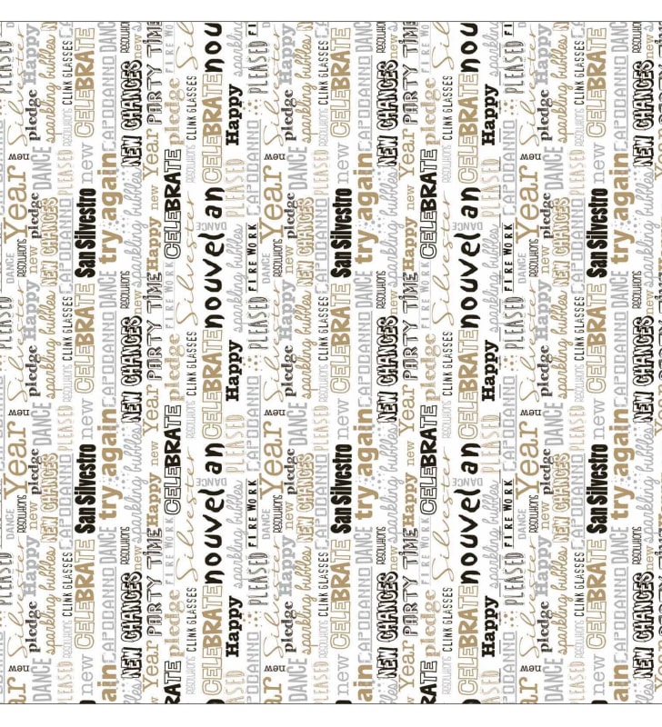 Napperons Airlaid San Silvestro silber-gold-schwarz Napperons Airlaid San Silvestro silber-gold-schwarz