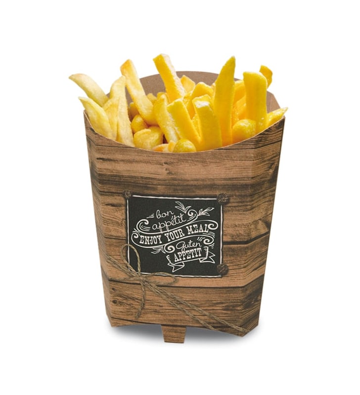 Pommes Faltbox Enjoy your Meal Pommes Faltbox Enjoy your Meal