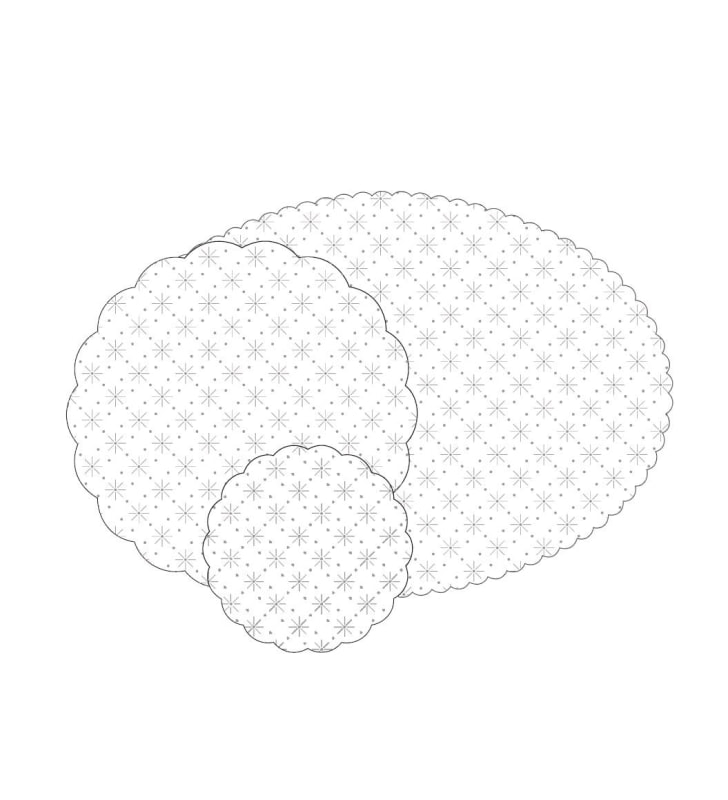 175317 Tablettdeckchen rund 150 mm 175317 Tablettdeckchen rund 150 mm