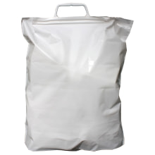 Bügeltragtasche 350x410+ 80 mm weiss