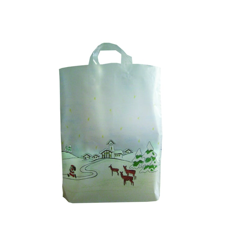Schlaufentragtasche MDPE Weihnachten 360x420x+100 mm Schlaufentragtasche MDPE Weihnachten 360x420x+100 mm
