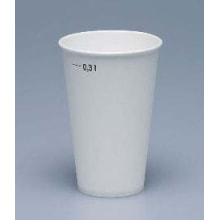 1141.2008 Trinkbecher aus Karton, weiss, 3dl