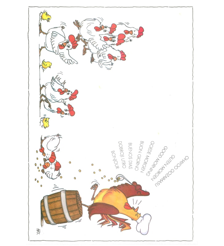 Set Papier guten Morgen