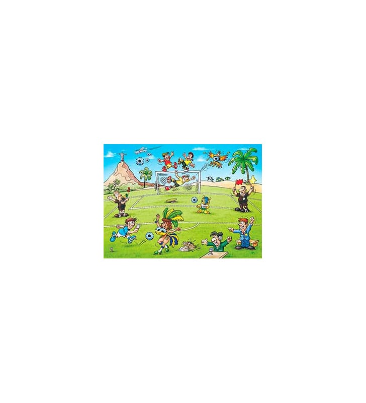 Set Cartoon Fussball