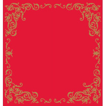 Napperon Airlaid Pomp gold-rot 