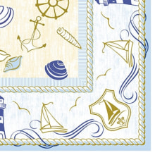 Servietten Airlaid Coast 40x40 cm 1/4 Falz