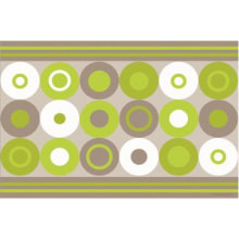 Set Papier Crazy Dots Green Tea