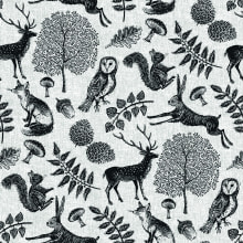 Servietten Airlaid Forest Grau-schwarz