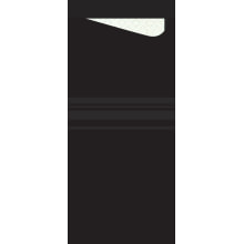 Bestecktasche Pochetta FIT Classic Stripes black