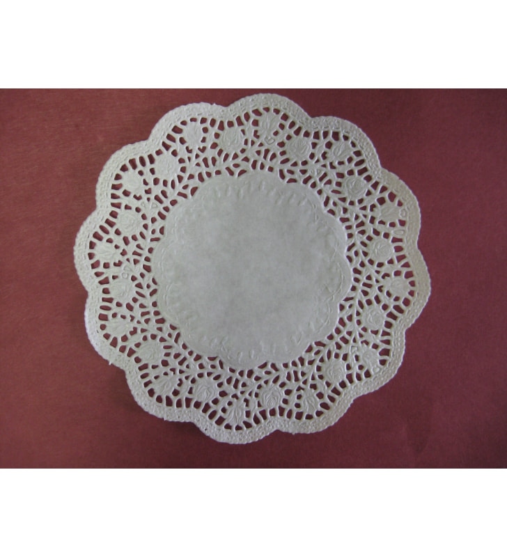 Spitzen weiss 24 cm