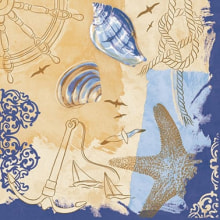 Servietten Airlaid del Mar 40x40 cm 1/4 Falz