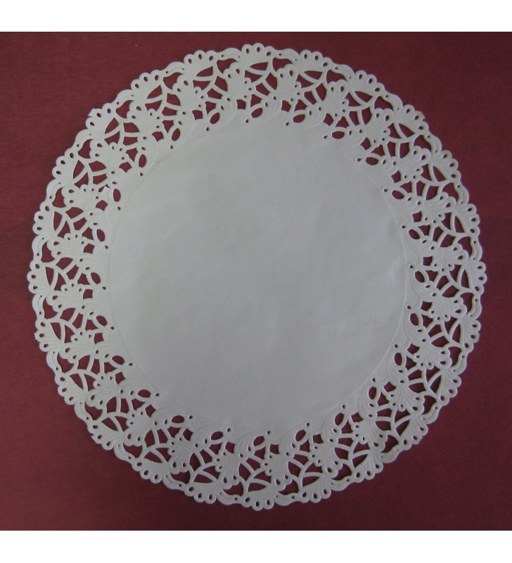 Spitzen weiss 18 cm