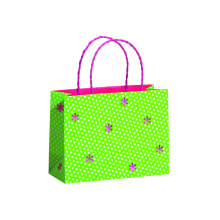 Kordeltaschen Happiness grün 70010 11569