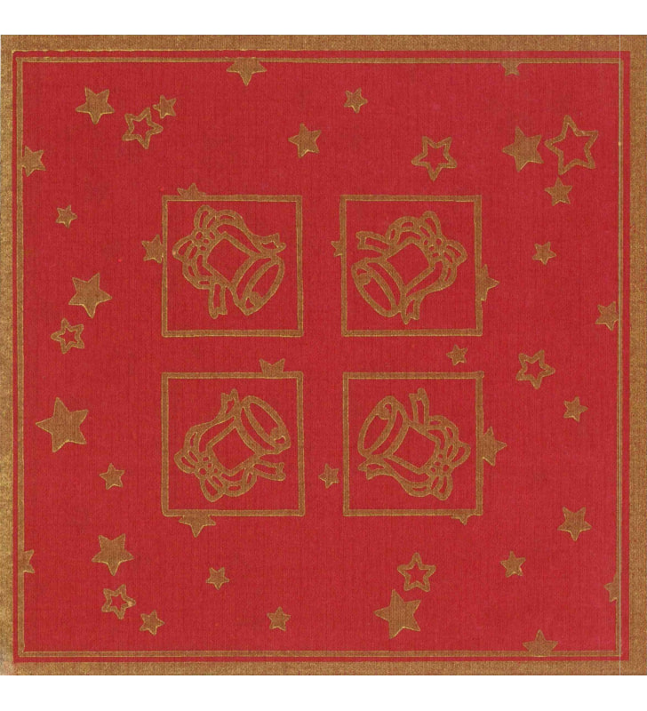 Servietten Airlaid golden Bells