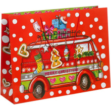 Kordeltasche Jumbo Xmas Bus 70130 74016