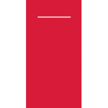 Servietten Bestecktasche  Airlaid Uni rot