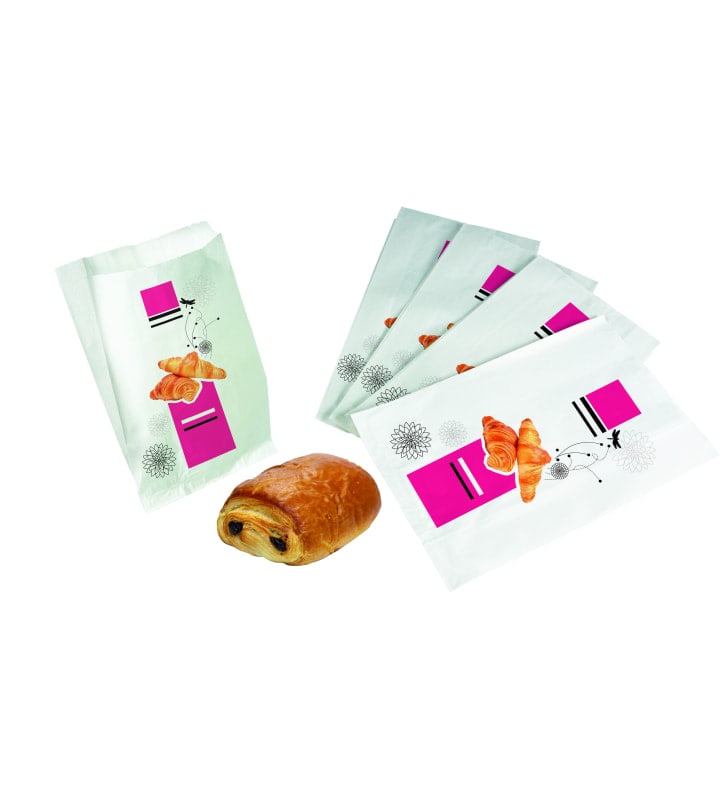 Seitenfaltenbeutel Croissant 140x70x260 mm