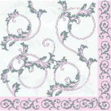 Servietten Airlaid Michel grau 40x40 cm 1/4 Falz