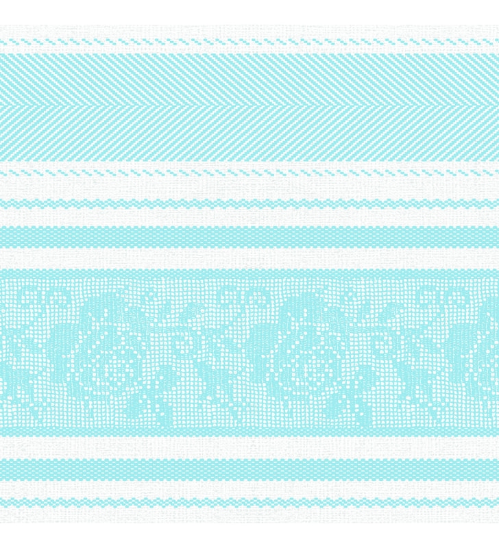 Servietten Airlaid Ina grau-petrol 40x40 cm 1/4 Falz