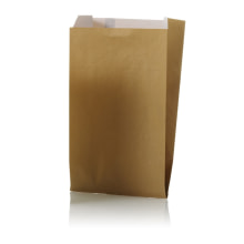 Seitenfaltenbeutel Papier uni gold 175+60x350 mm, R17026X Gr. M