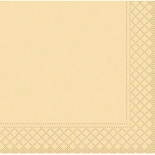 Servietten Papier 24x24 cm 1/4 elfenbein