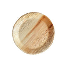 3143.3008 Teller aus Palmblätter, rund, 240 x 25 mm, Karton 100 Stk.