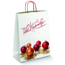 Toptwist Tragtasche Weihnachtskugeln 24x11x31 cm