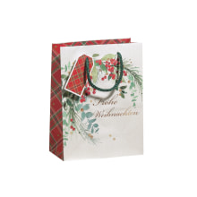 Kordeltasche Natural Christmas 70120 71418