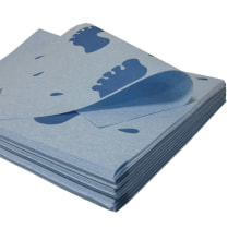 Badematten 45 blau geschnürt