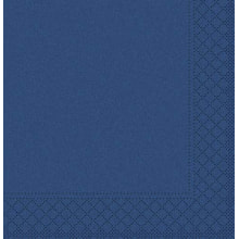Servietten Papier 24x24 cm 1/4 blau