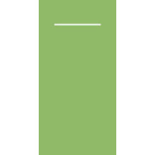 Servietten Bestecktasche  Airlaid Uni kiwi