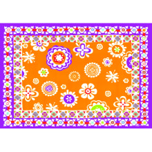 Set Papier Happy Flowers