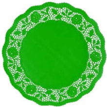 Spitzen 36 cm dunkelgrün