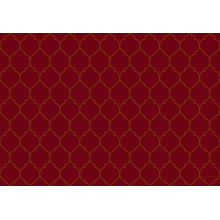 Set Papier Fiesta Azulejo bordeaux/gold 