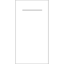 Servietten Bestecktasche Airlaid Uni weiss