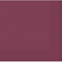 Servietten Papier 24x24  cm 1/4 bordeaux