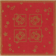 Servietten Airlaid golden Bells