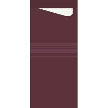 Bestecktasche Pochetta FIT Classic Stripes bordeaux