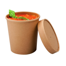 1441.3002 Suppenbecher aus Karton, braun