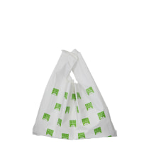 Shopper Mater-BI 400 x 360 x 480 mm weiss